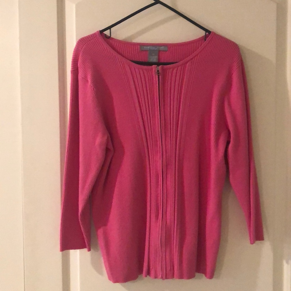 Pink cotton sweater 2x
